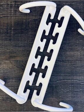 💞 New Set of 2 White Space Saving Closet Organizer Hangers